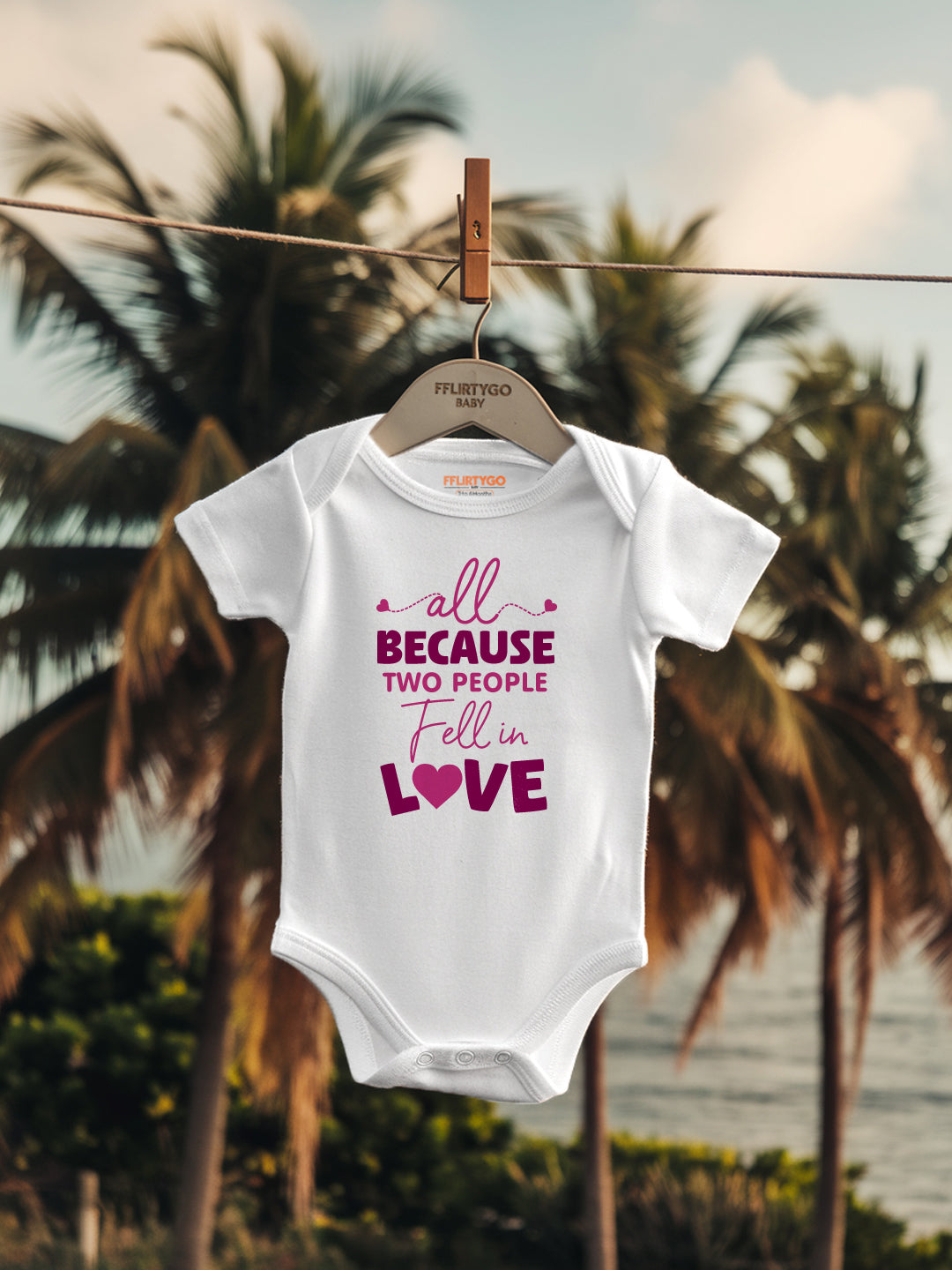 Fell In Love Baby Romper | Onesies