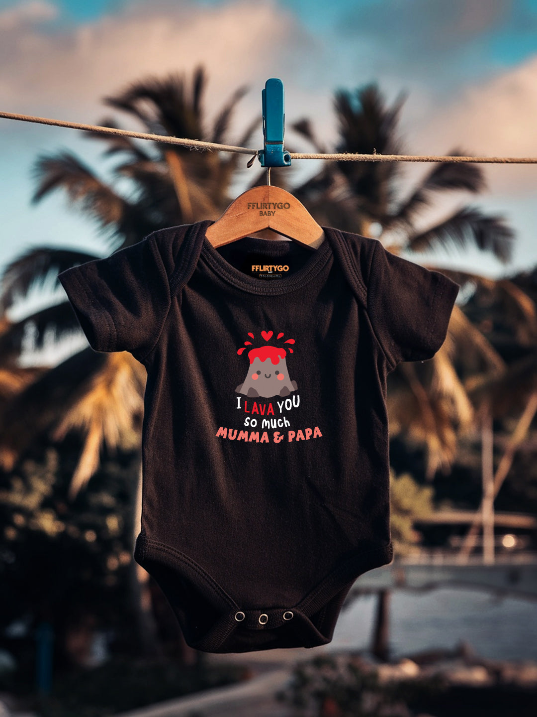 I Lava You So Much Baby Romper | Onesies