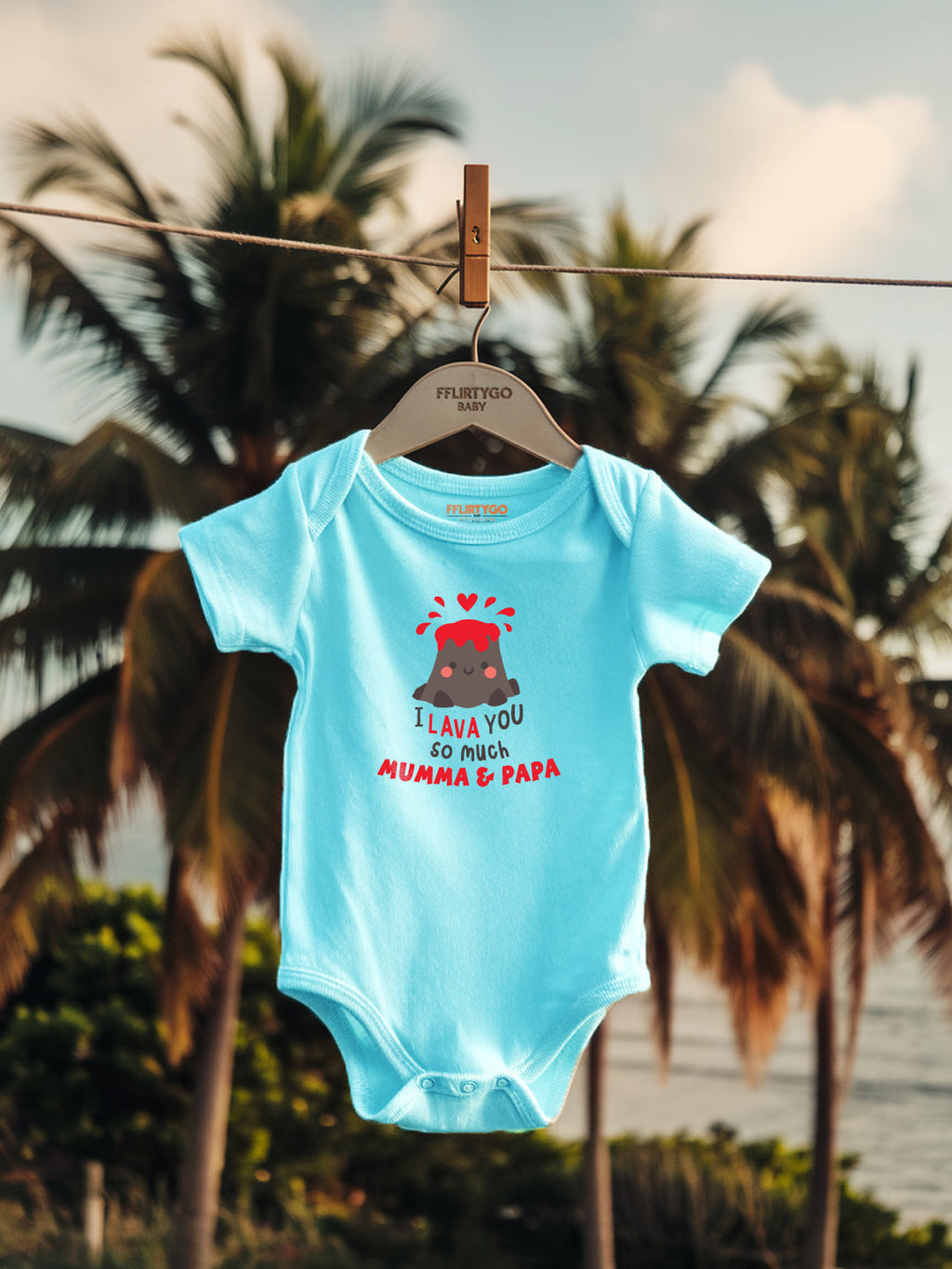 I Lava You So Much Baby Romper | Onesies