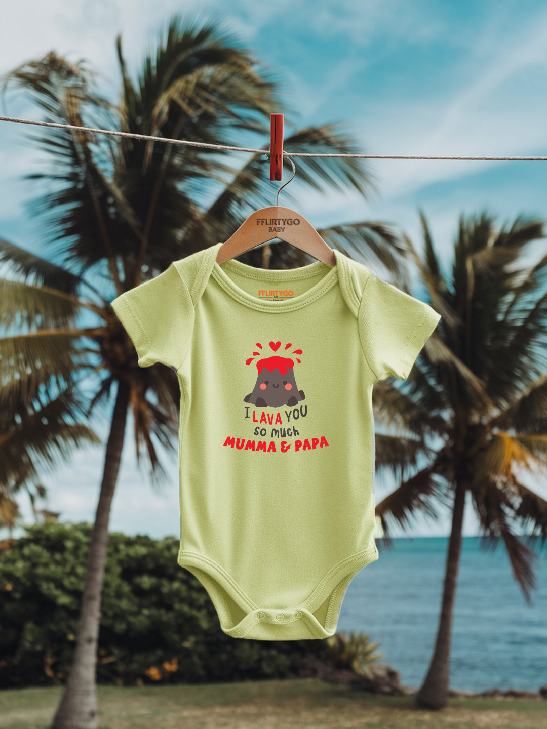 I Lava You So Much Baby Romper | Onesies