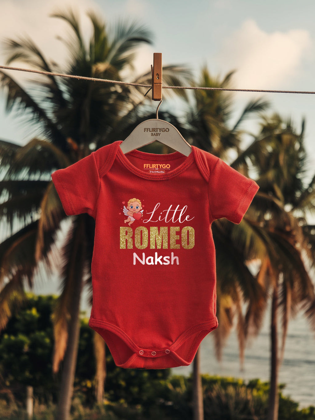 Little Romeo Baby Romper | Onesies w/ Custom Name
