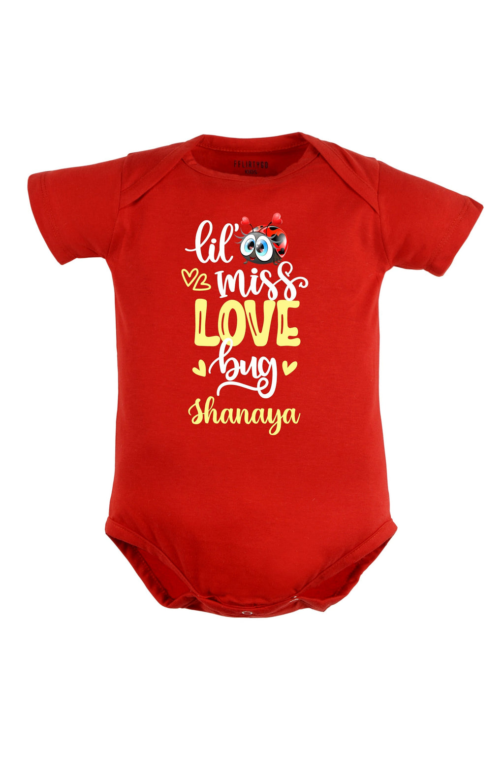 Lil Miss Love Bug Baby Romper | Onesies w/ Custom Name