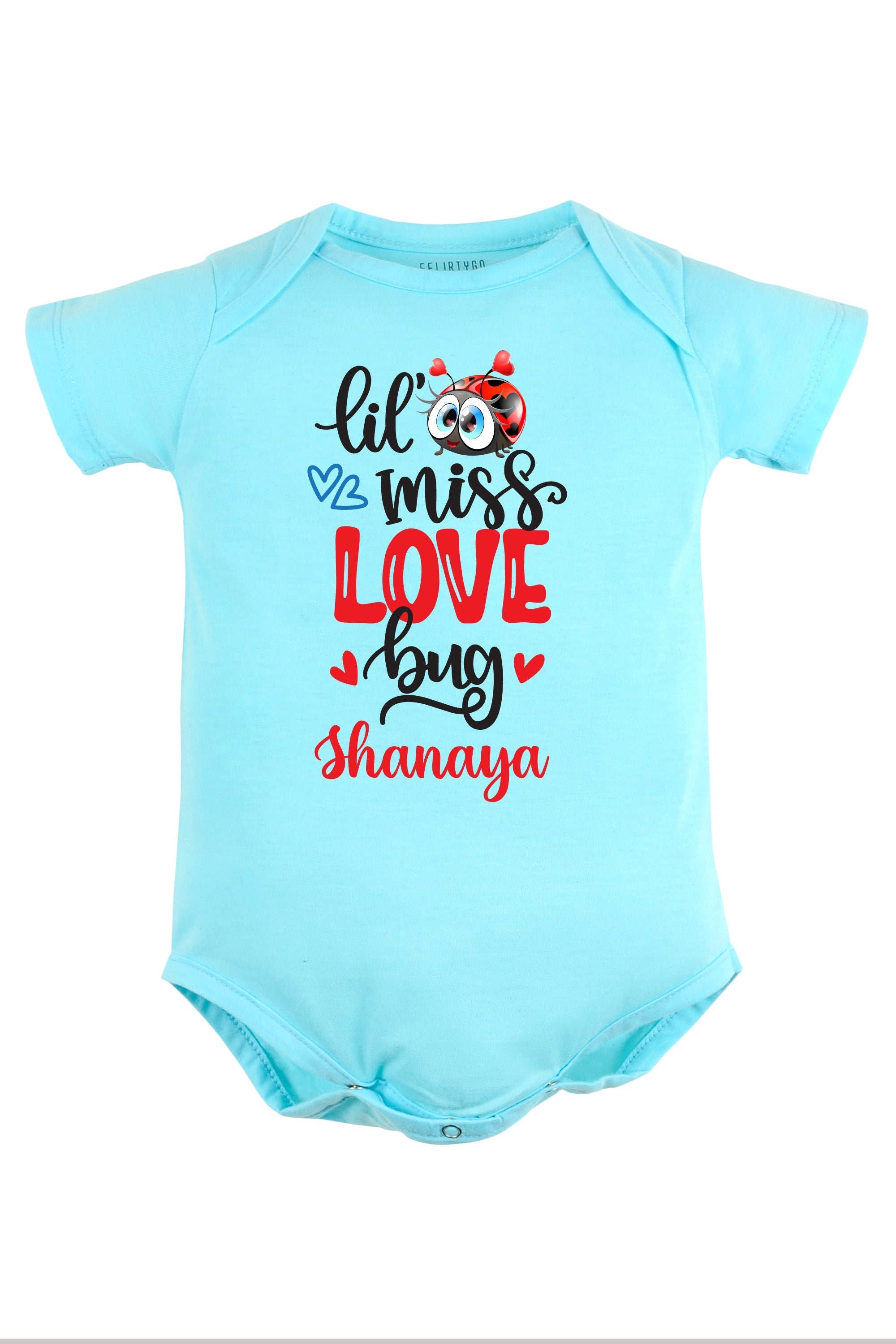 Lil Miss Love Bug Baby Romper | Onesies w/ Custom Name