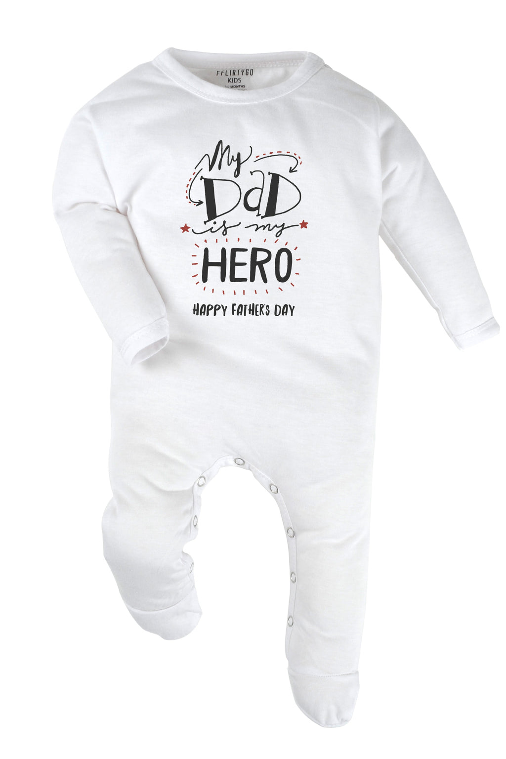 My Dad Is My Hero Baby Romper | Onesies