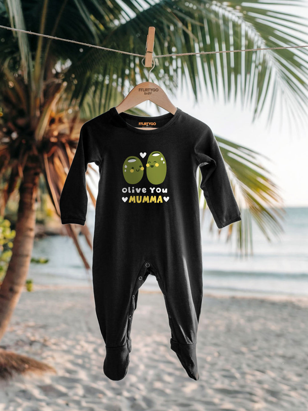 Olive You Mumma Baby Romper | Onesies
