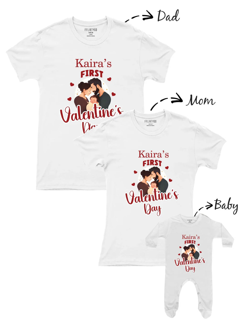 My First Valentine's Day w/ Custom Name