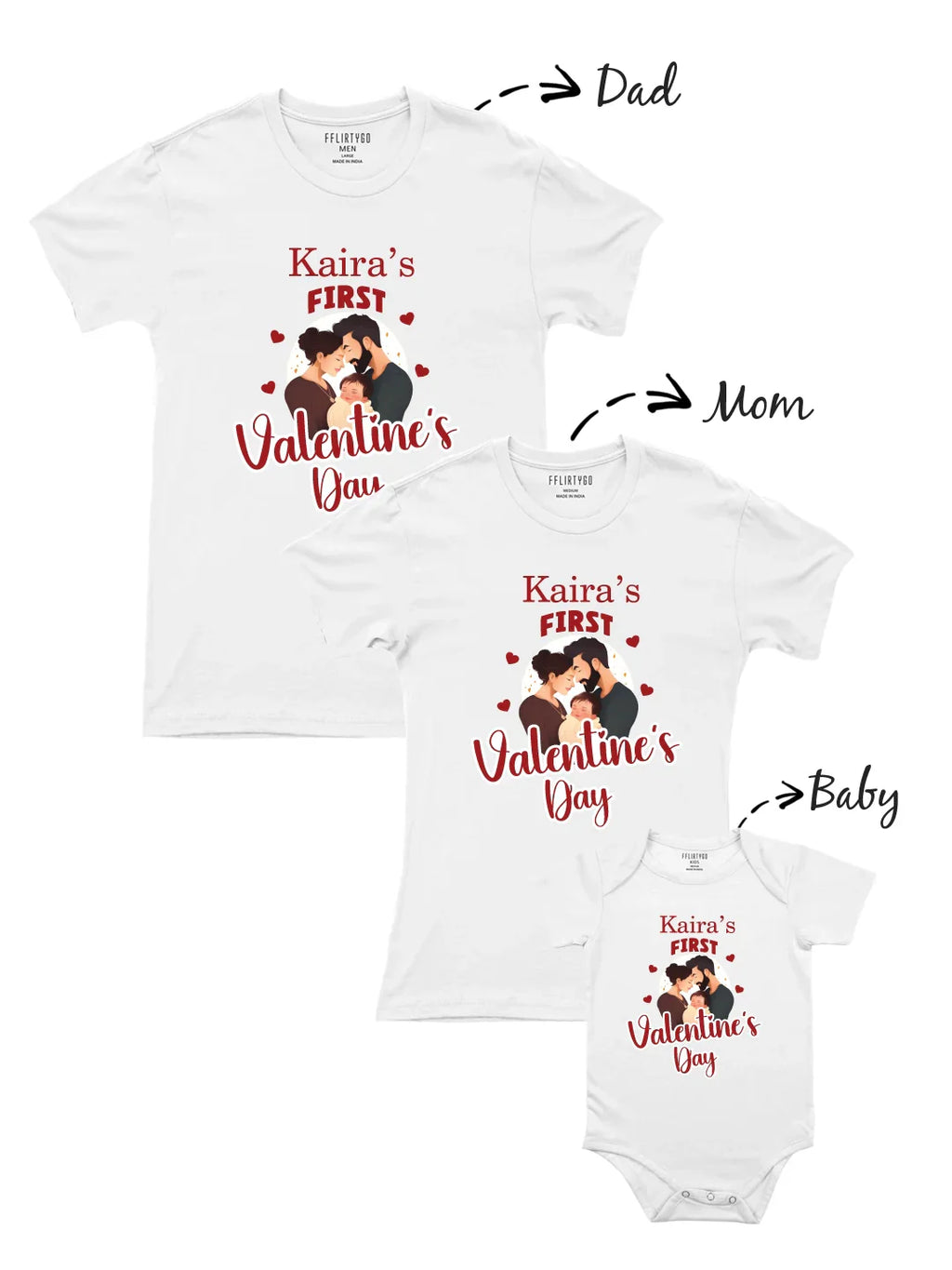 My First Valentine's Day w/ Custom Name