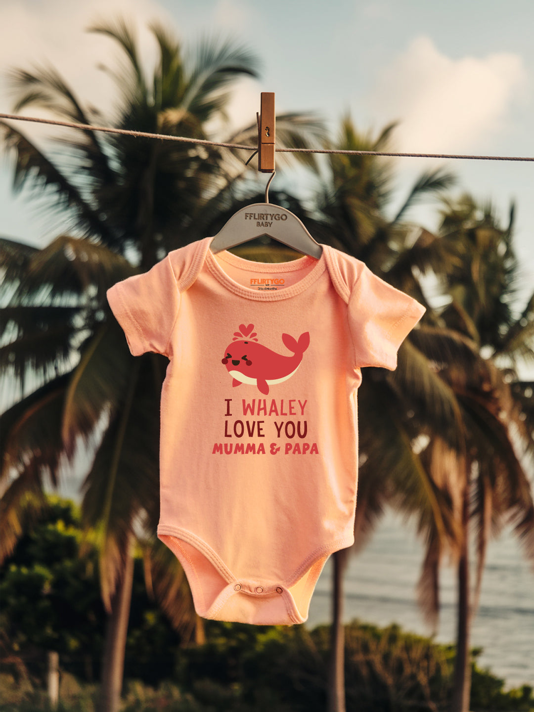 I Whaley Love You Baby Romper | Onesies