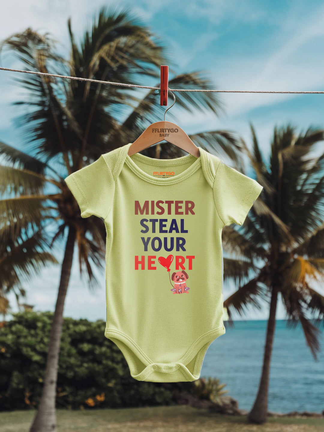 Mister Steal your heart Baby Romper | Onesies