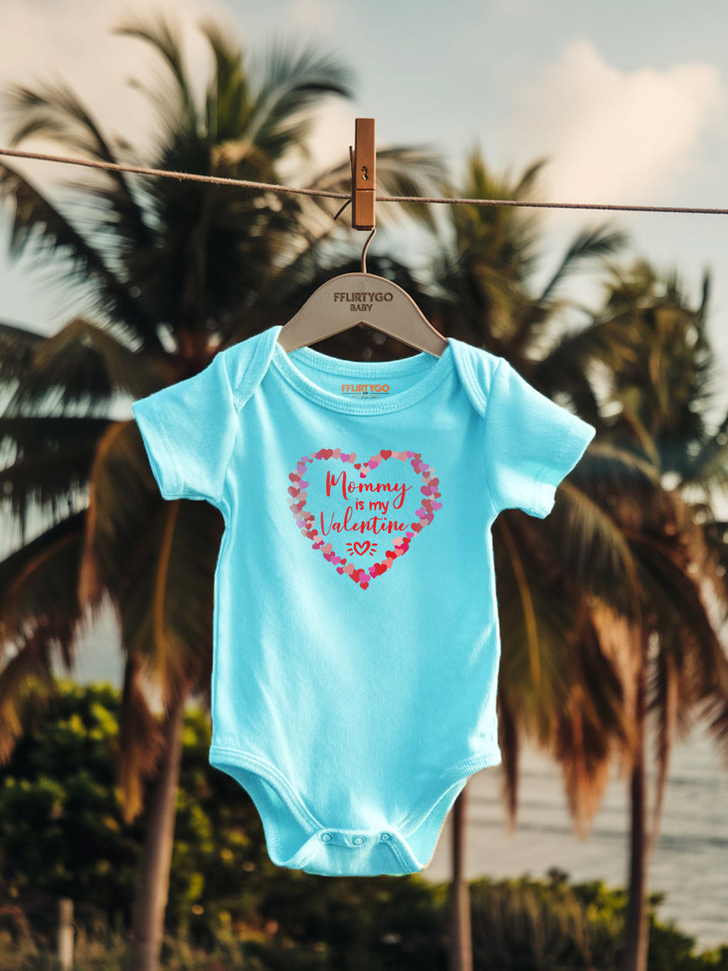 Mommy Is My Valentine Baby Romper | Onesies