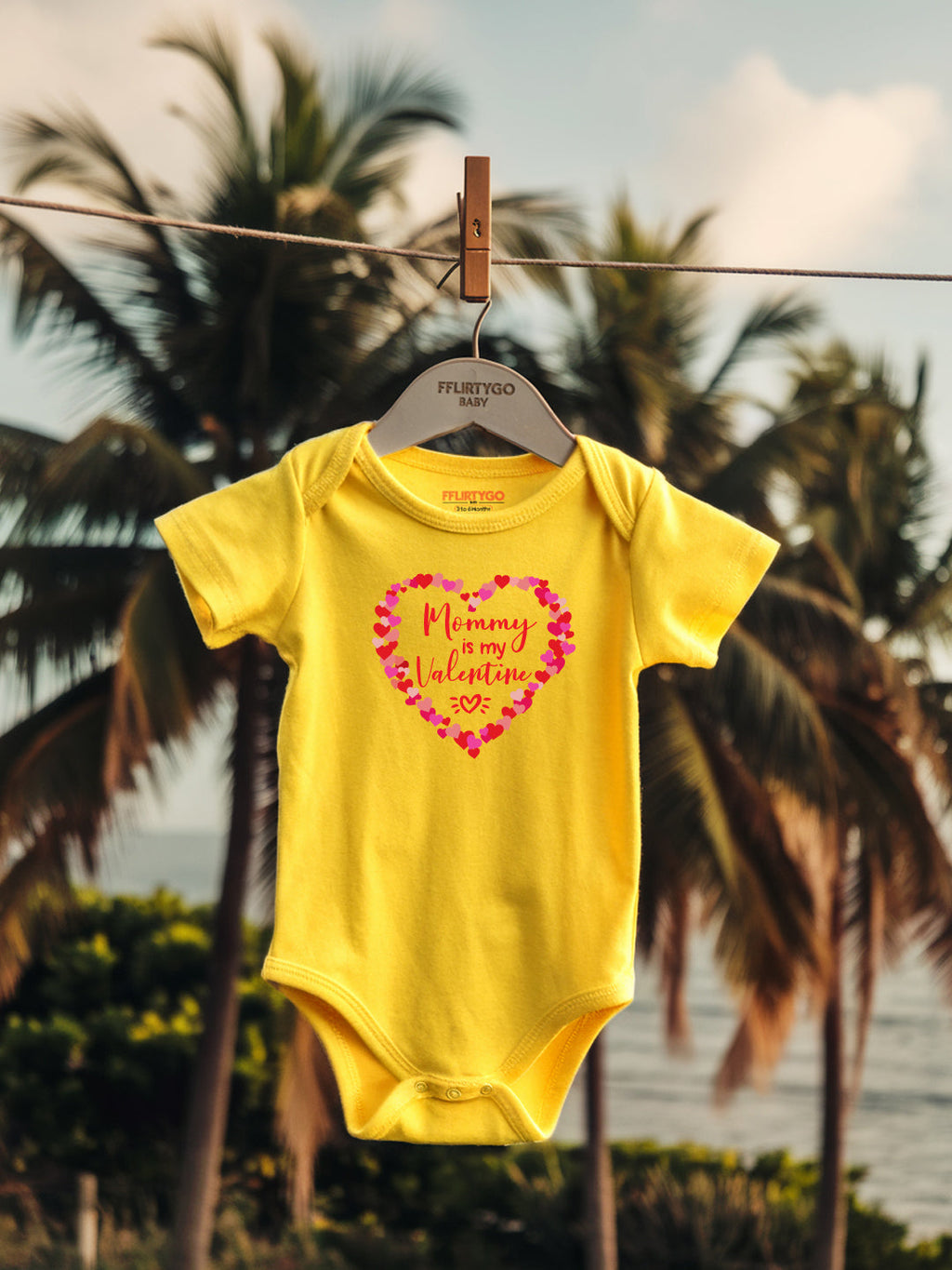 Mommy Is My Valentine Baby Romper | Onesies