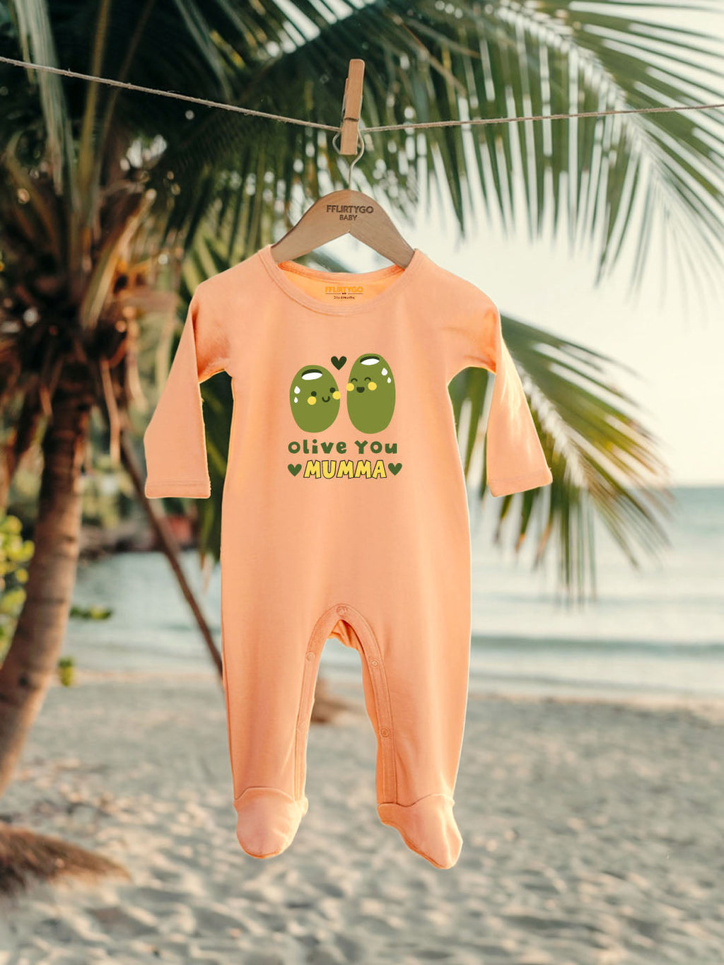Olive You Mumma Baby Romper | Onesies