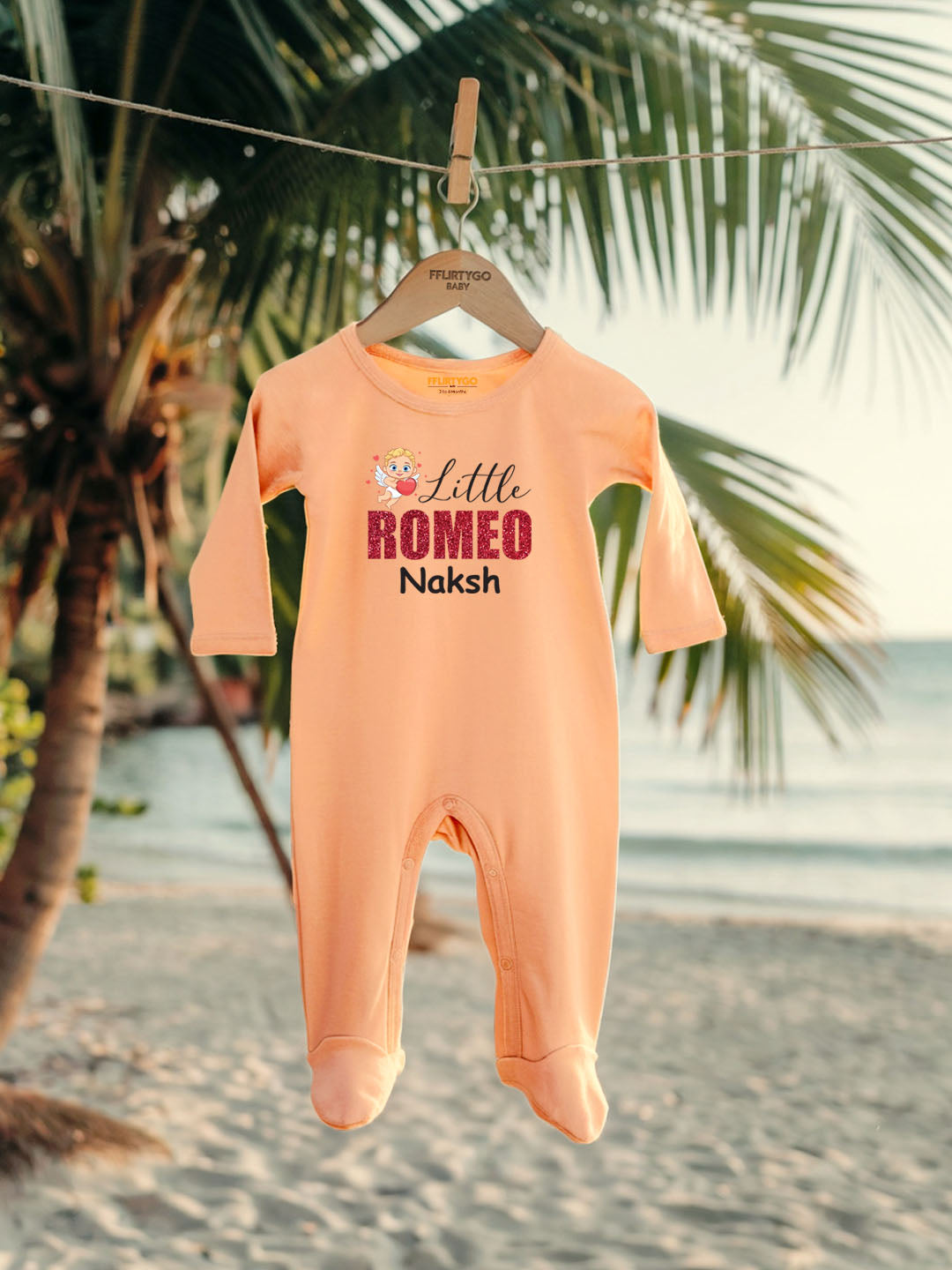 Little Romeo Baby Romper | Onesies w/ Custom Name