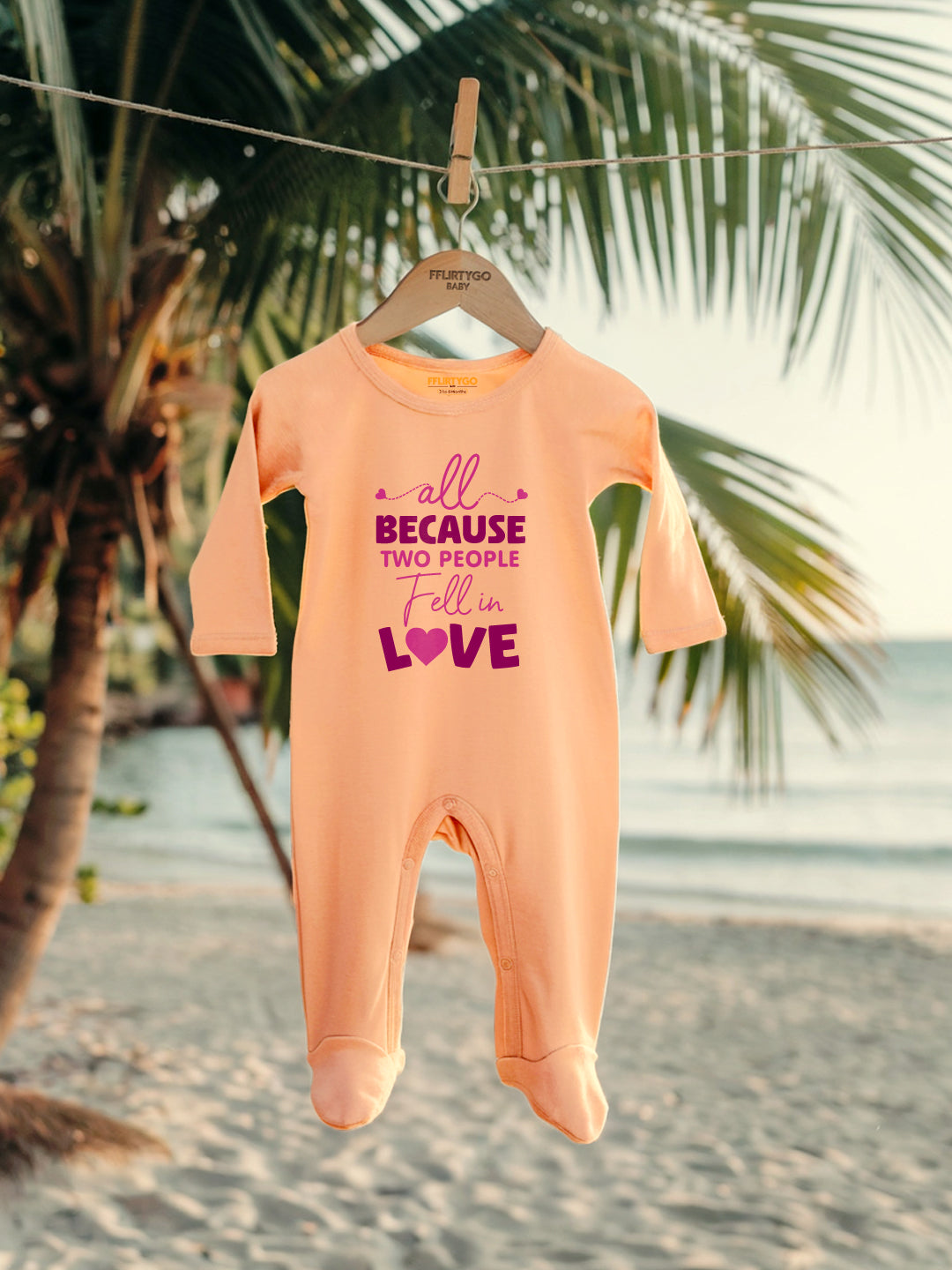 Fell In Love Baby Romper | Onesies