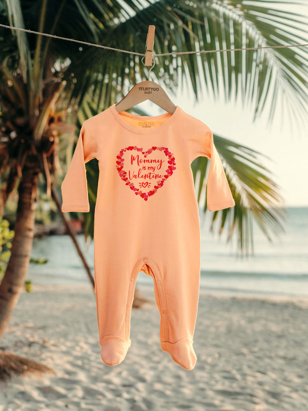 Mommy Is My Valentine Baby Romper | Onesies