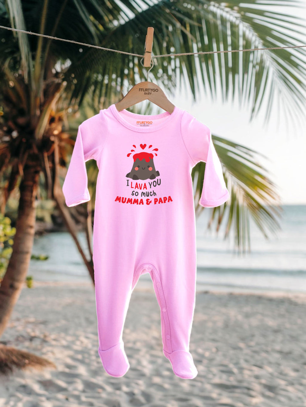 I Lava You So Much Baby Romper | Onesies