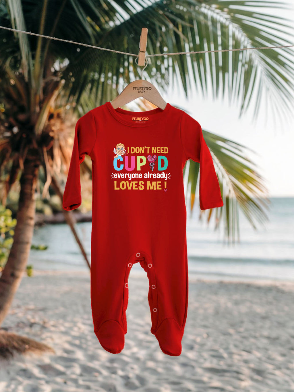 I Don't Need Cupid Baby Romper | Onesies