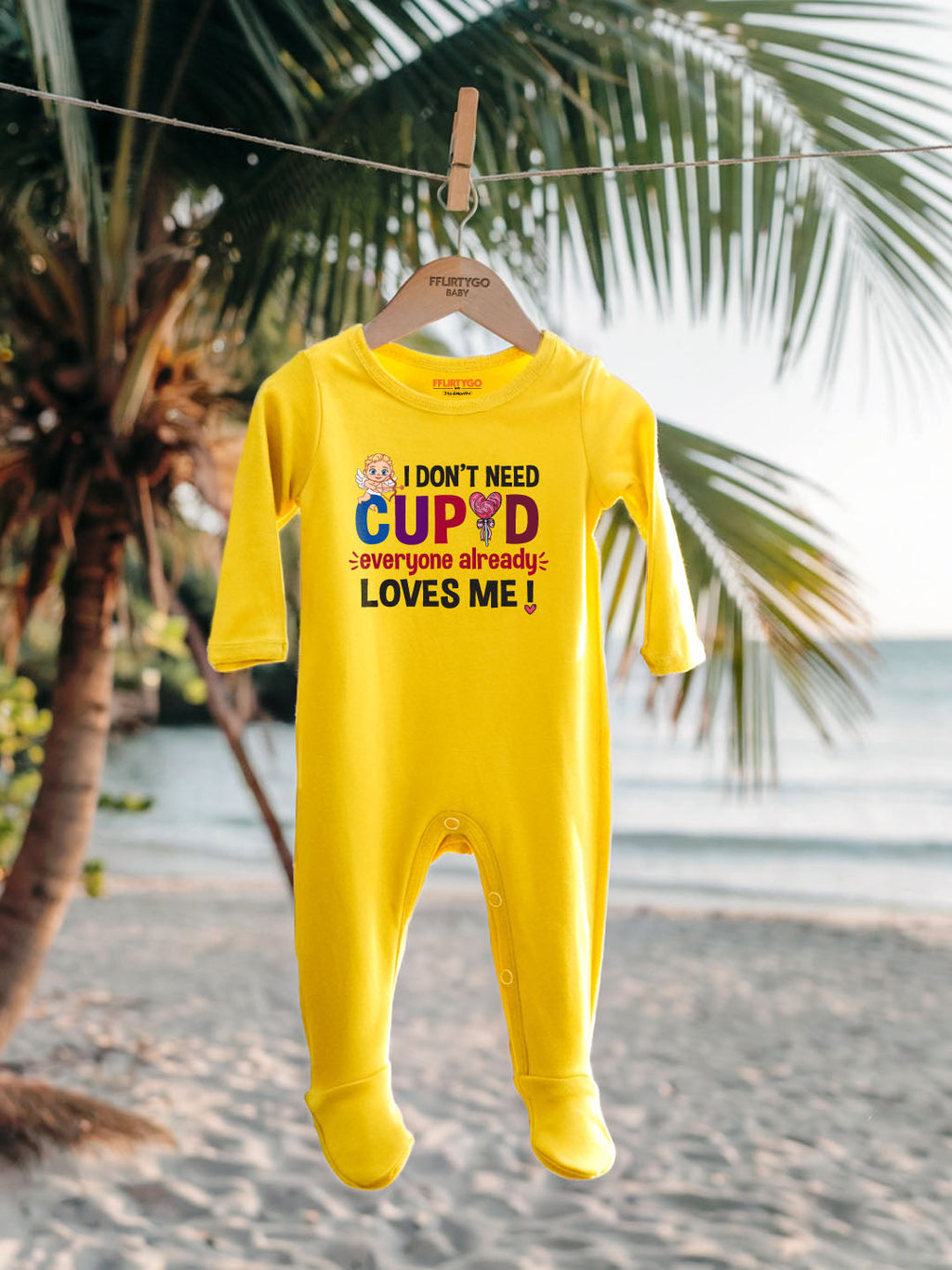 I Don't Need Cupid Baby Romper | Onesies