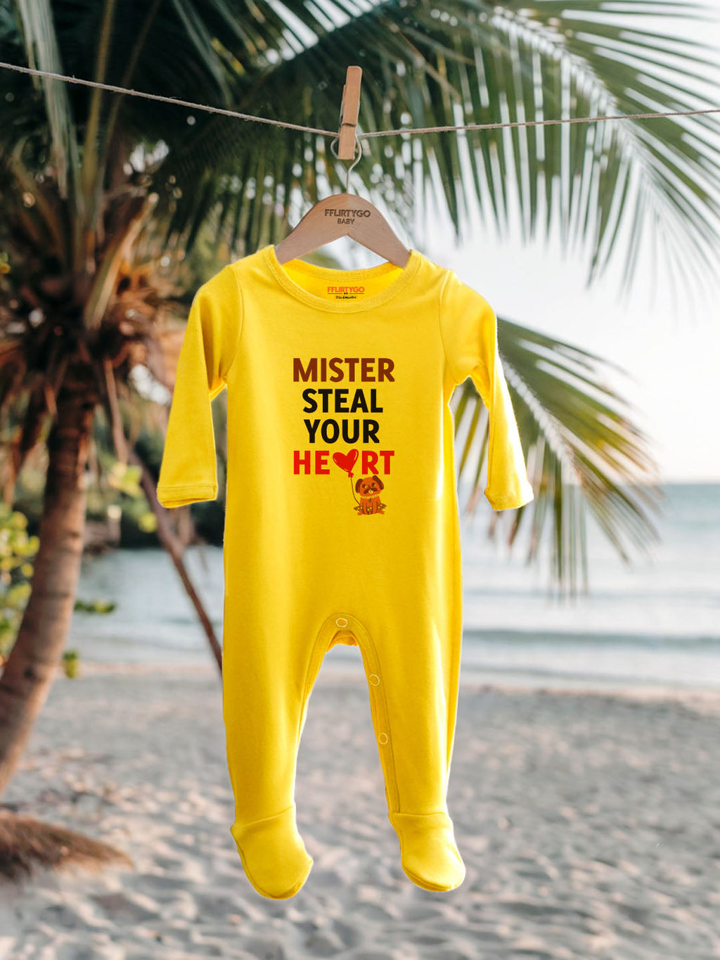 Mister Steal your heart Baby Romper | Onesies